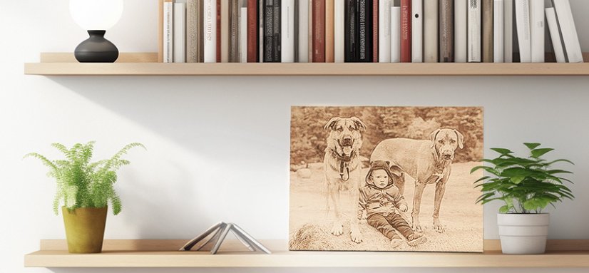 Fotografie na dřevo A5