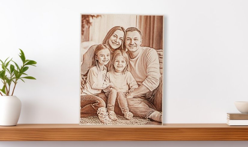 Fotografie na dřevo A5